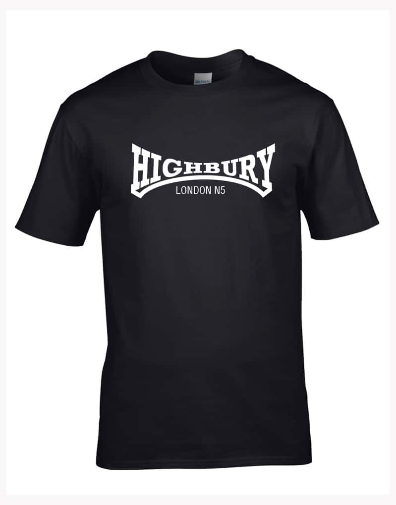Highbury London N5 T-Shirt | Legends Publishing